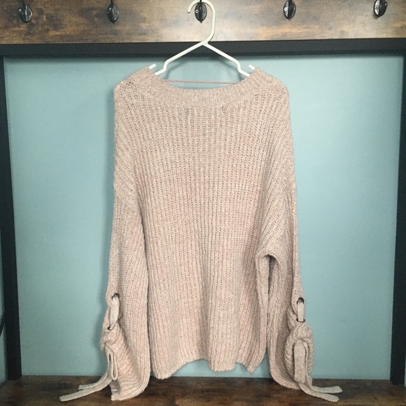 Vero Moda Knit Sweater with Balloon Tie Sleeves - Picture 1 of 5